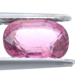 1,39 ct rosa Turmalin im Ovalschliff 8,19 x 5,82 mm