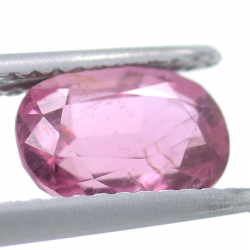 1.39ct Tourmaline Rose Taille Ovale 8.19x5.82mm