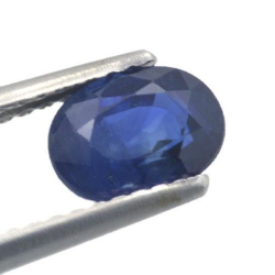 1,31 ct blauer Saphir im Ovalschliff, 6,1 x 4,9 mm