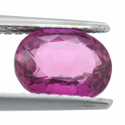 1.29ct Tormalina Rosa in Faccettato Ovale 7,76x5,97mm