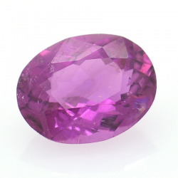 1.32ct Tormalina Rosa in Faccettato Ovale 8,17x6,41mm