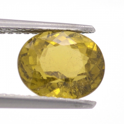 Tormalina da 2,28 ct taglio ovale 9,00 x 7,28 mm