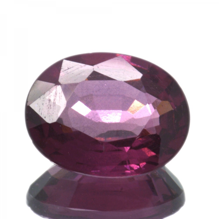 2.83ct Grenat Rhodolite Taille Ovale