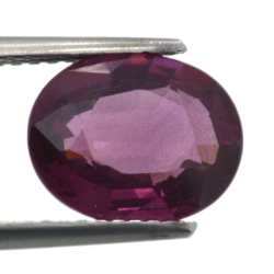 2.83ct Grenat Rhodolite Taille Ovale