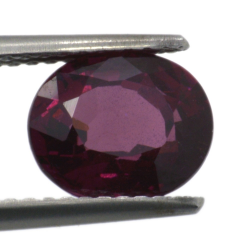 2.86ct Grenat Rhodolite Taille Ovale