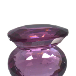 3.35ct Grenat Rhodolite Taille Ovale