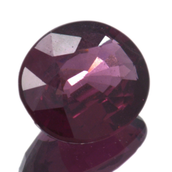 2.75ct Granate Rodolita Talla Ovalada