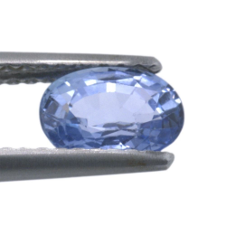 1,11 ct blauer Saphir im Ovalschliff 6,94 x 5,16 mm