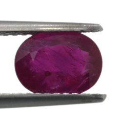 1.54ct Ruby Oval Cut