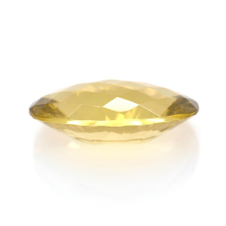 23.18ct Citrino Talla Ovalada Cóncavo Damero