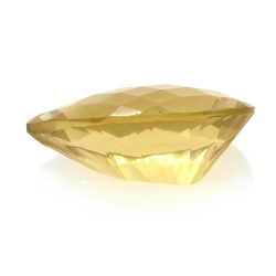 27.01ct Citrino Talla Pera Cóncavo Damero