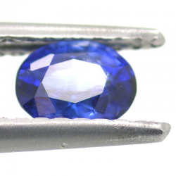 0.50ct Saphir Oval Schnitt 7.50x5.67mm