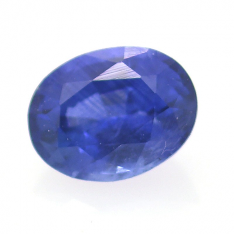 0,51 ct Saphir im Ovalschliff 5,28 x 4,17 mm