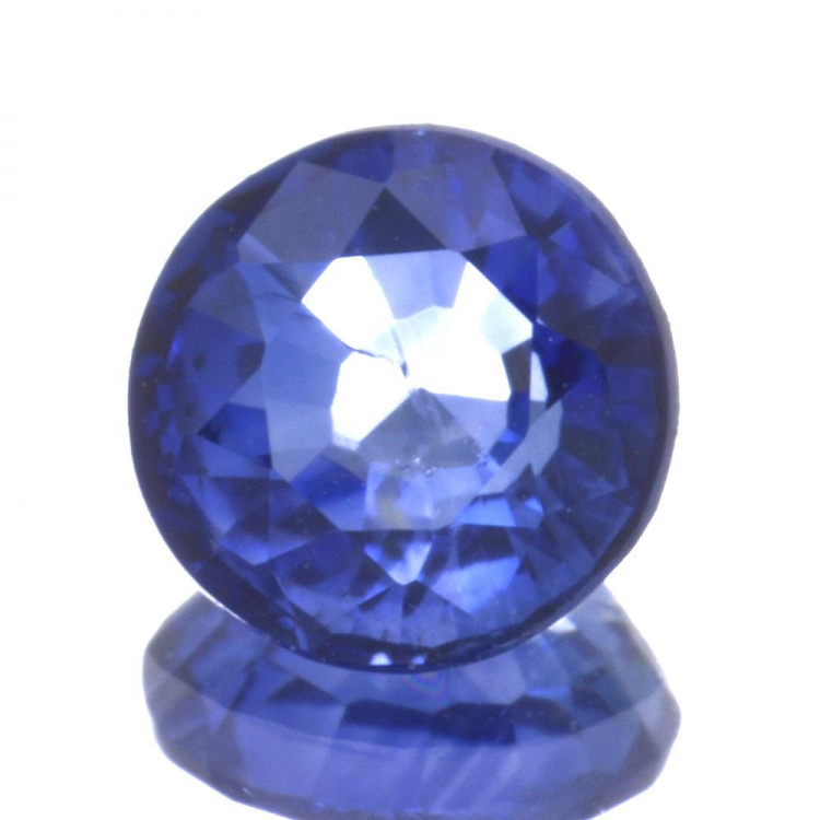 Zaffiro blu da 0,75 ct, taglio ovale, 5,29 x 2,75 mm