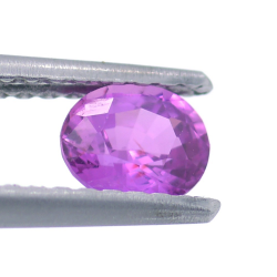 0.54ct Pink Sapphire Oval Cut 5,18x4,30mm