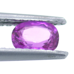 0.48ct Pink Sapphire Cushion Cut 5,26x3,98mm