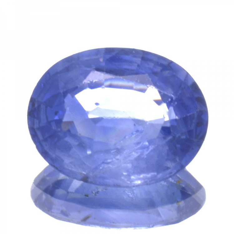 1,40 ct blauer Saphir im Ovalschliff 7,74 x 6,17 mm