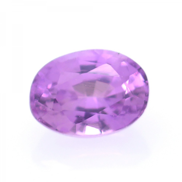 0.60ct Rosa Saphir Oval Schnitt 5,46x4,00mm