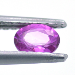 0.38ct Rosa Saphir Oval Schnitt 4,80x3,80mm