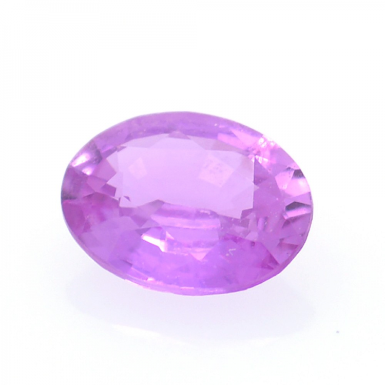 0.53ct Rosa Saphir Oval Schnitt 5,85x4,57mm