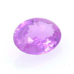 0.53ct Zaffiro Rosa Facettato Ovale 5,85x4,57mm