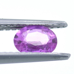 0.53ct Zaffiro Rosa Facettato Ovale 5,85x4,57mm