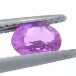 0.53ct Pink Sapphire Oval Cut 5,85x4,57mm