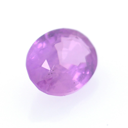 0.65ct Zaffiro Rosa Facettato Ovale 5,79x4,47mm