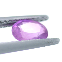 0.65ct Pink Sapphire Oval Cut 5,79x4,47mm