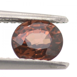 1.08ct Orange Zircon Oval Cut 6.00x5.18mm