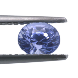 1,40 ct blauer Saphir im Ovalschliff 7,73 x 6,46 mm