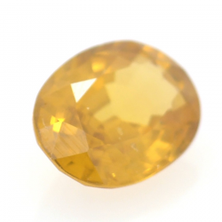 1.23ct Zircón Amarillo Talla Ovalada