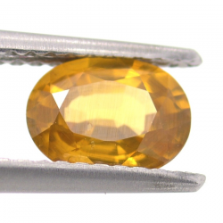 1.23ct Zircón Amarillo Talla Ovalada