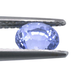 1,40 ct blauer Saphir im Ovalschliff 7,73 x 6,46 mm