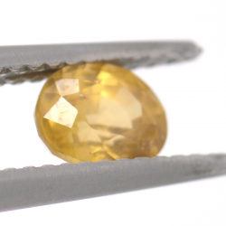 0.93ct Zircón Amarillo Talla Ovalada