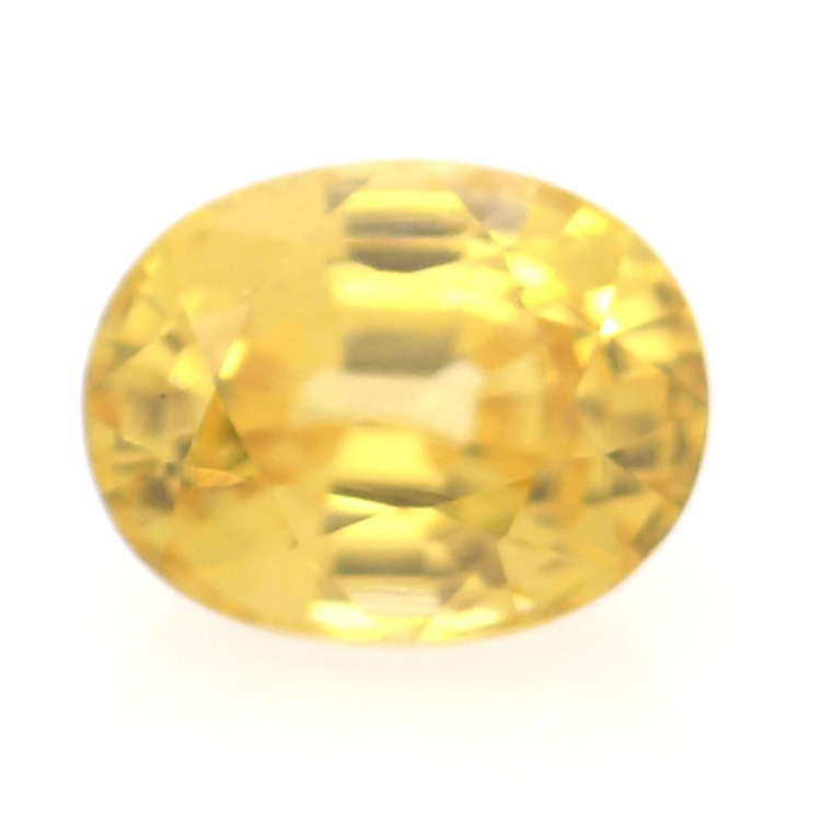 1.19ct Zircón Amarillo Talla Ovalada