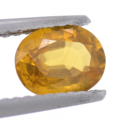 1.13ct Zircón Amarillo Talla Ovalada