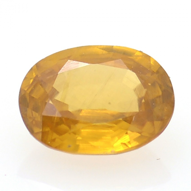 1.13ct Zircón Amarillo Talla Ovalada