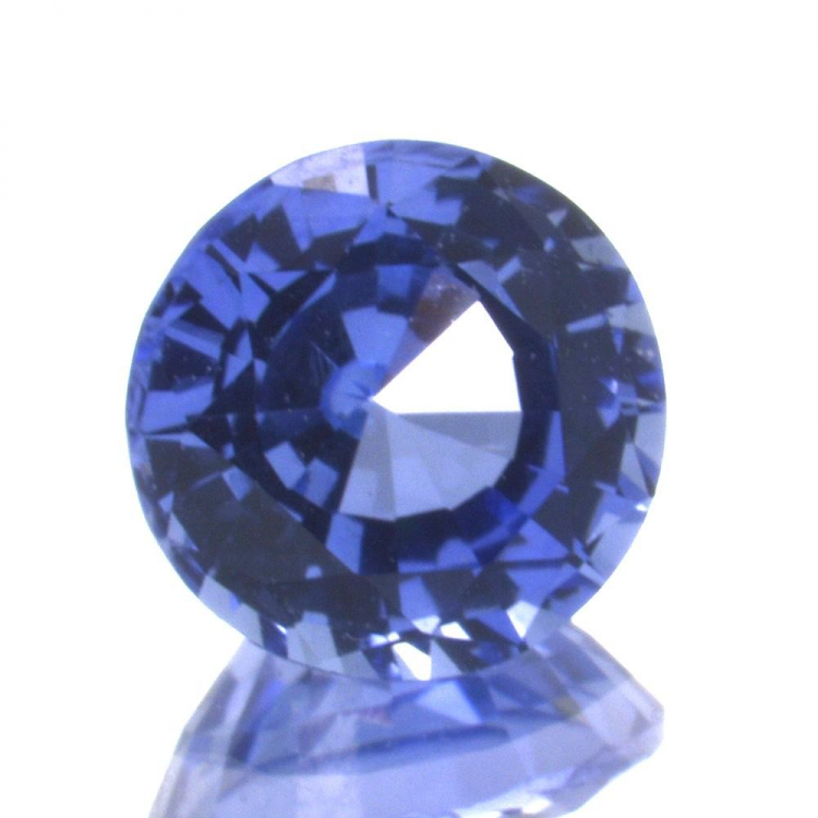 0,65 ct blauer Saphir im Ovalschliff 5,12 x 3,08 mm