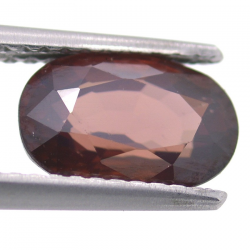 2.62ct Zircón Rosa Talla Ovalada