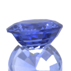 Zaffiro blu da 0,65 ct, taglio ovale, 5,12 x 3,08 mm