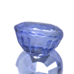 Saphir bleu 0,65 ct taille ovale 5,12x3,08 mm