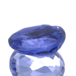 Zaffiro blu a taglio ovale da 1,35 ct, 7,29x5,38 mm