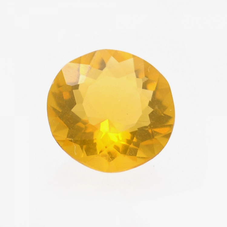 0.74ct Fire Opal Rund Schnitt