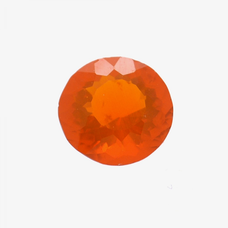 0.76ct Fire Opal Rund Schnitt