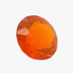 0.76ct Fire Opal Rund Schnitt