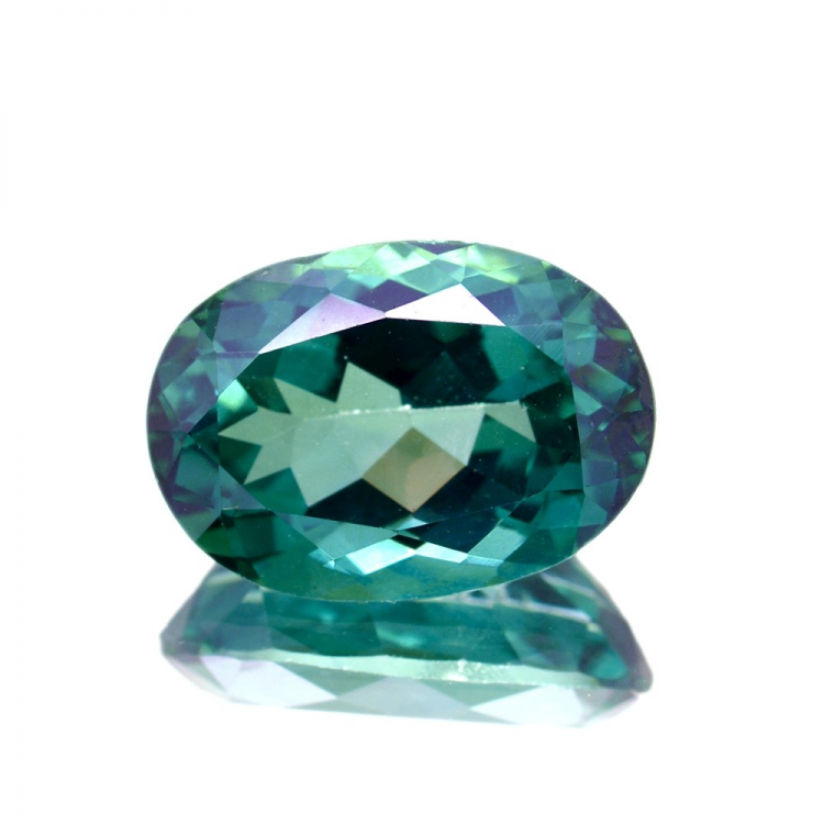 7.85ct Topazio Verde Taglio Ovale