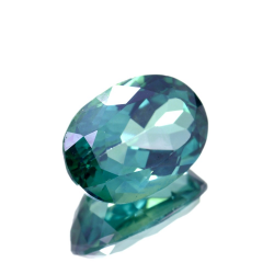 7.85ct Topaze Verte Taille Ovale