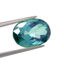 7.85ct Topaze Verte Taille Ovale