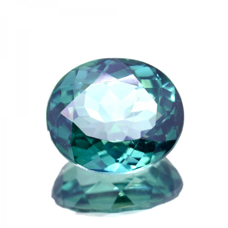 9.98ct Grün Topas Oval Schnitt